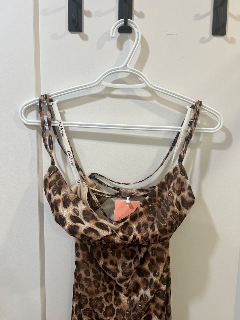 Maxi Leopard Print Dress (Size L) - Picture 4 of 10